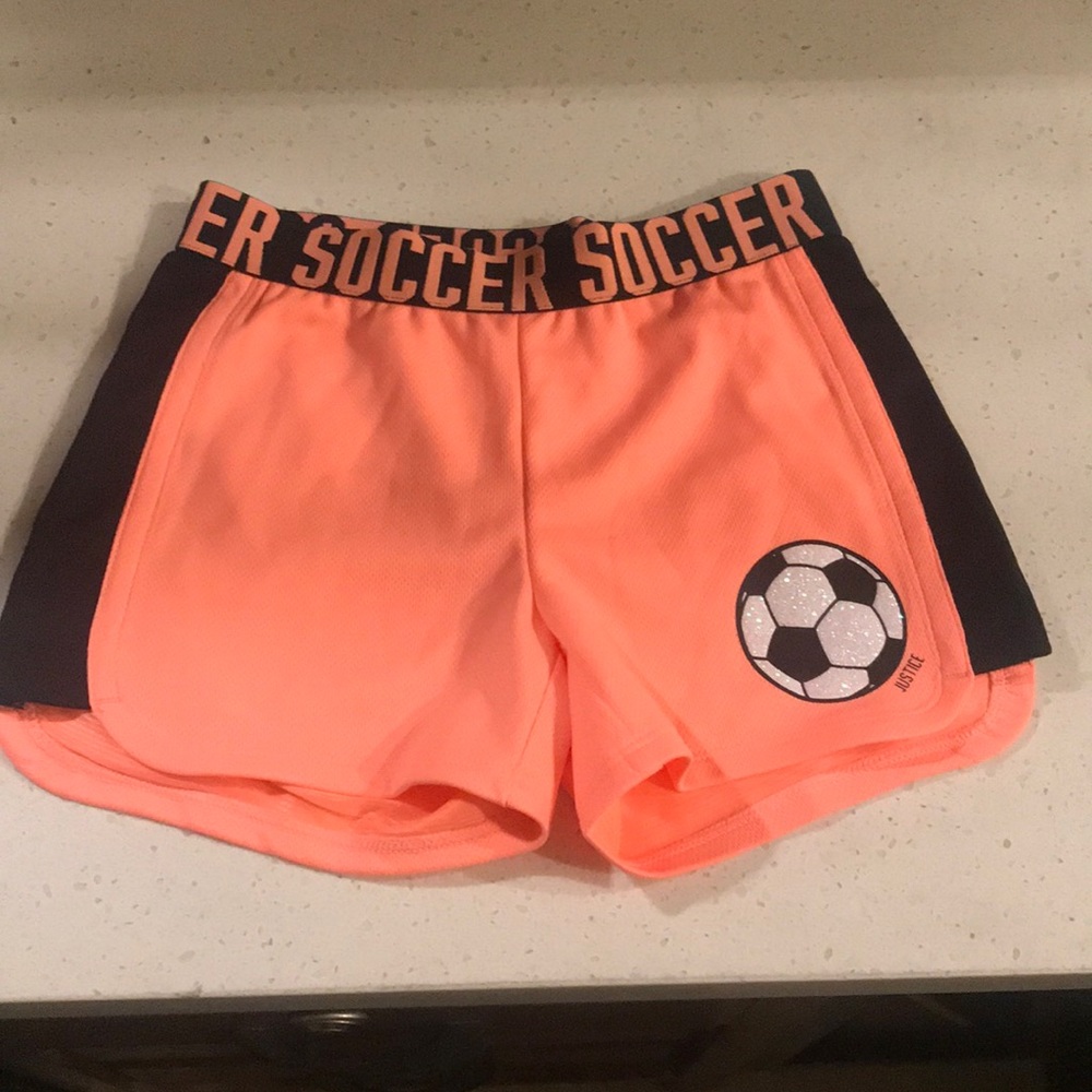 Girls Justice soccer shorts-size 6/7